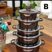 قابلمه سوپر گرانیت نانو لایف اسمایل ( 7لایه)ضد خش ونچسب